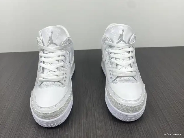 'Triple Air Jordan PS 429487-111 3 Retro White' 0613